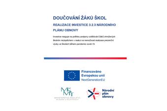 Doučování žáků škol – Realizace investice 3.2.3 Národního plánu obnovy